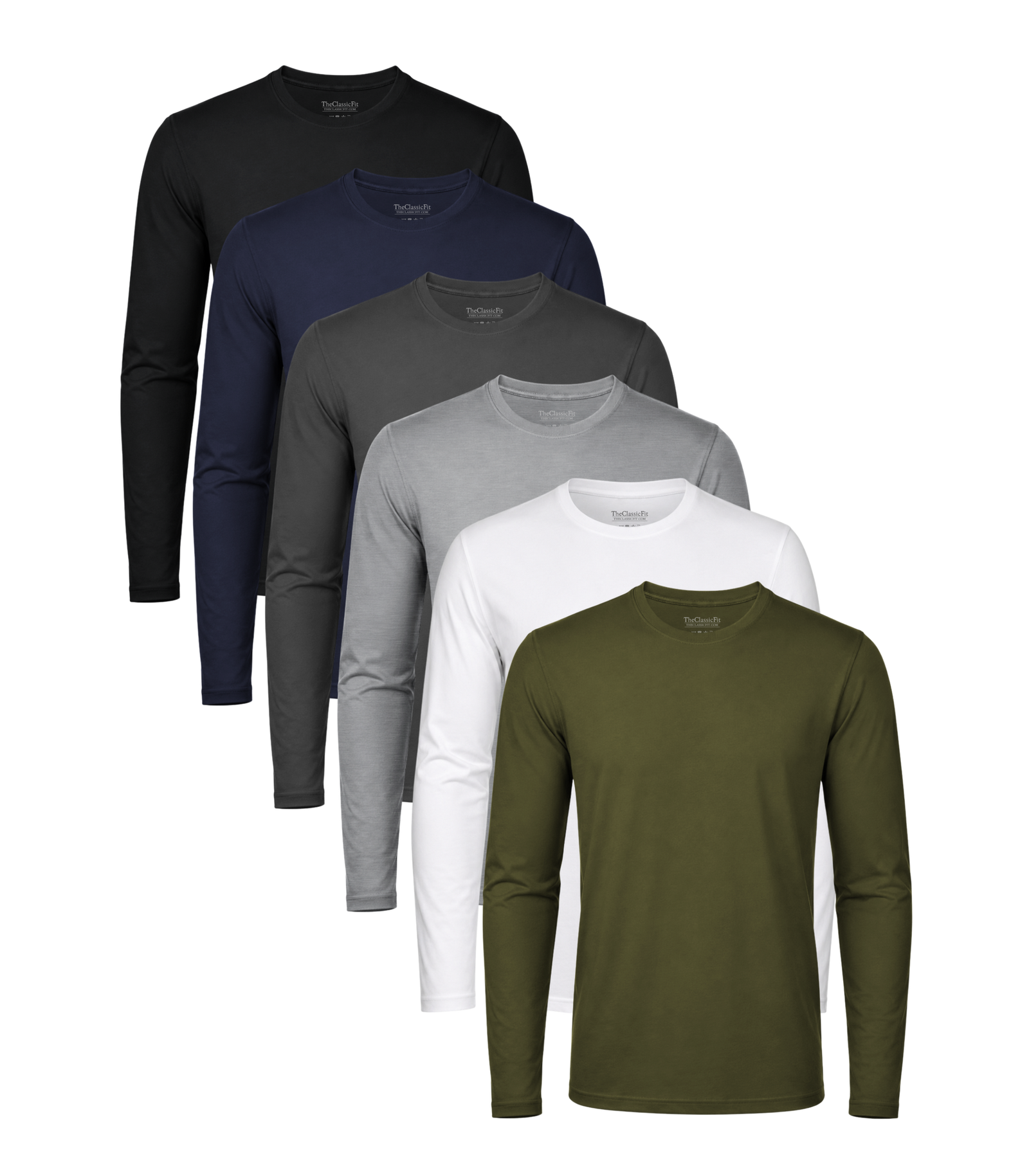 Essentials Classic Longsleeve Tee 6 Pack