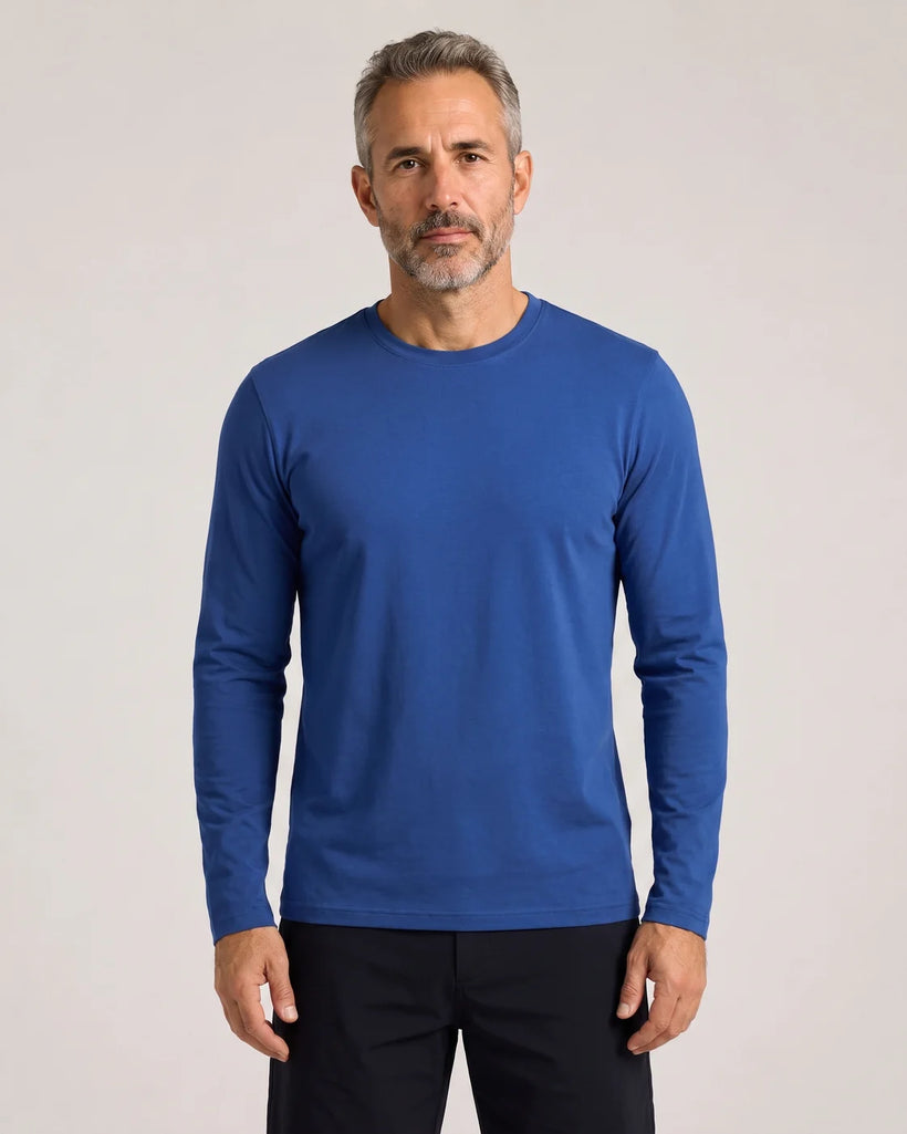 Royal Blue Classic Long Sleeve T-Shirt - Men's Long Sleeve T-Shirt