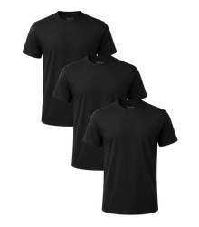 All Black Classic Crew Neck 3 Pack