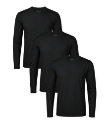 All Black Classic Longsleeve Tee 3 Pack