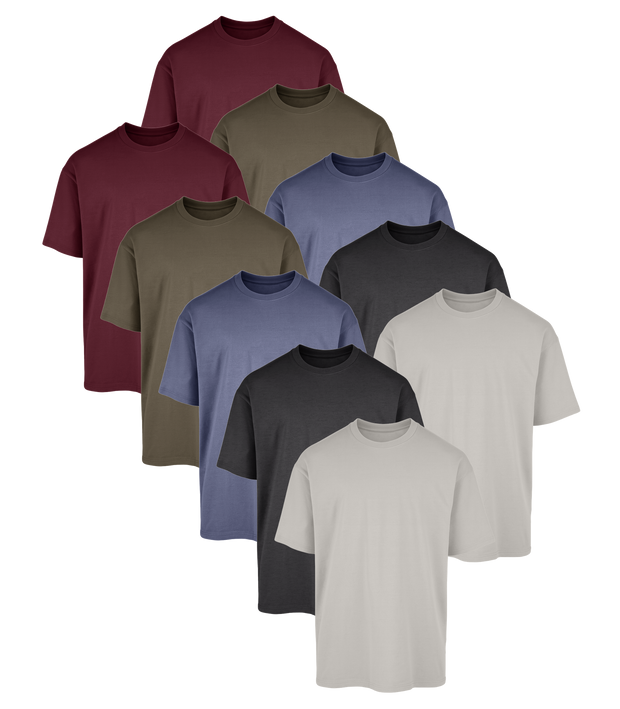 Color Classic Oversized Tee 10 Pack