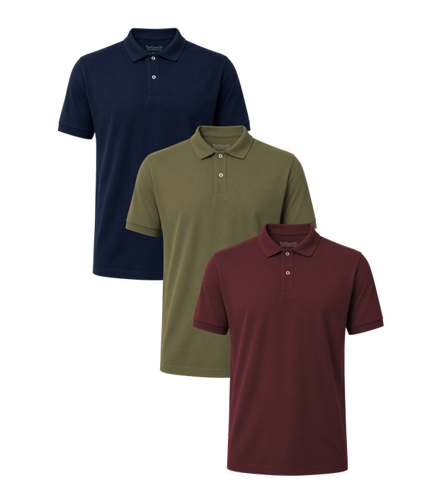 Colour Classic Polo 3 Pack