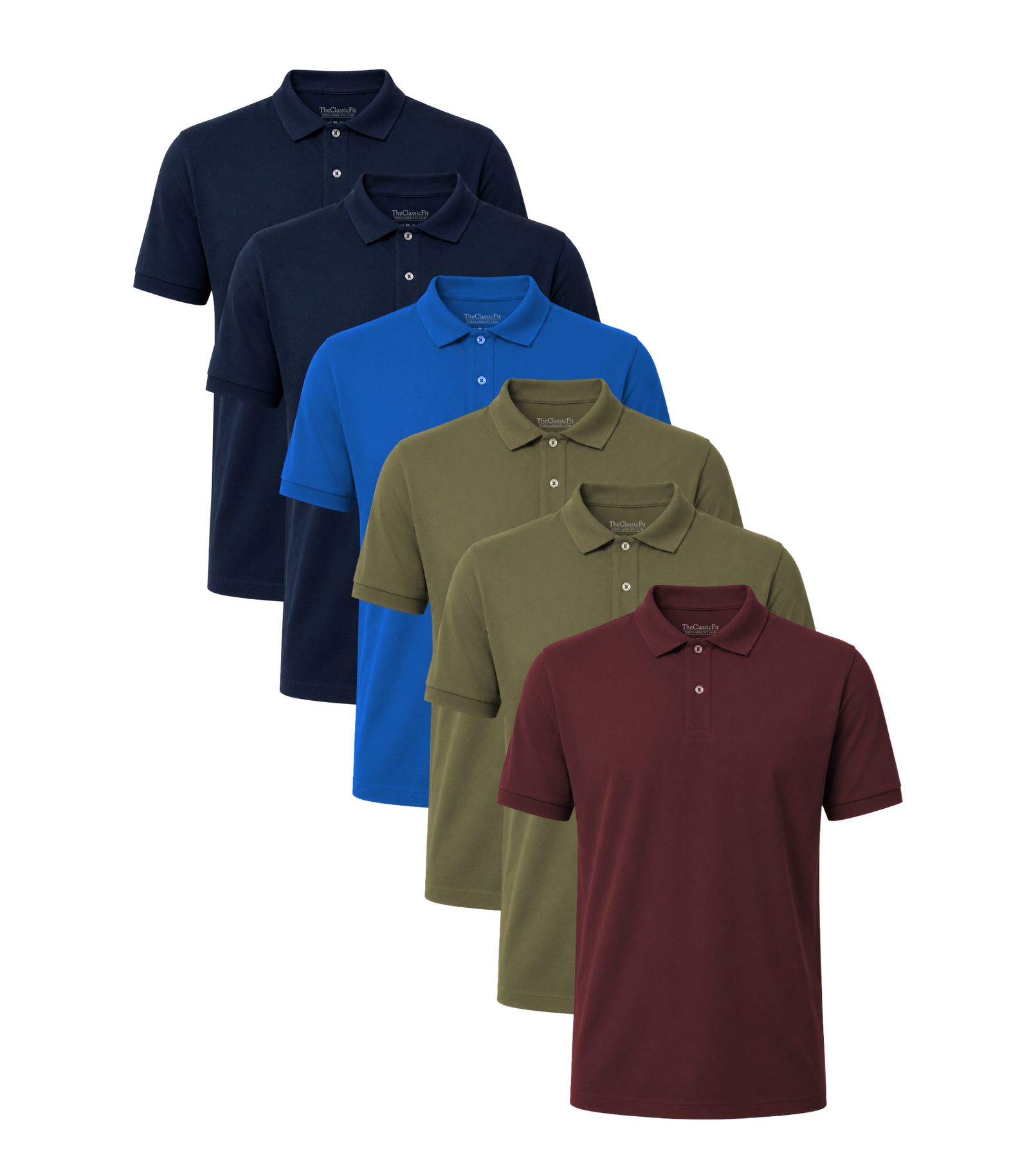 Colour Classic Polo 6 Pack