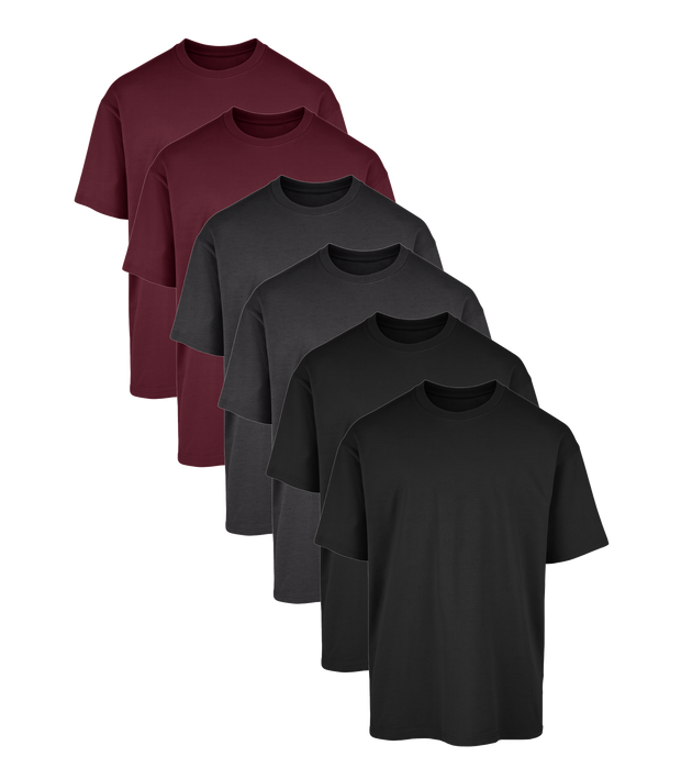 Core Classic Oversized Tee 6 Pack