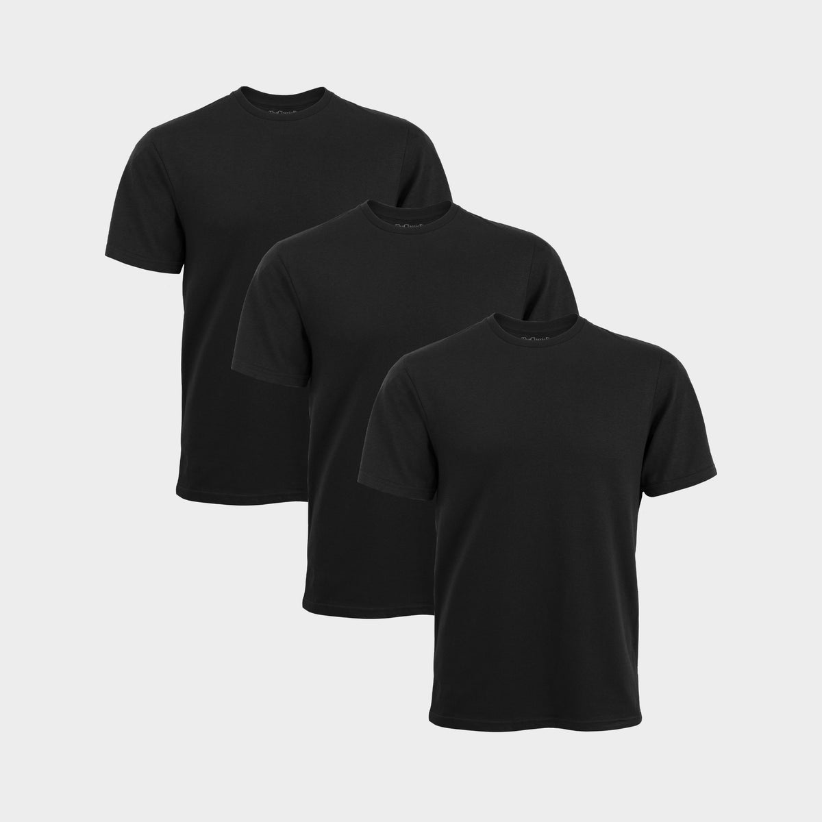 All Black Crew Neck T-Shirt 3-Pack