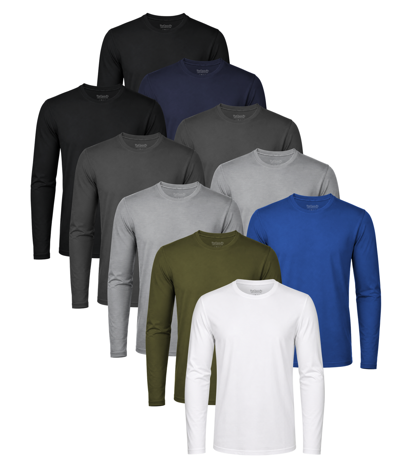 Essentials Classic Longsleeve Tee 10 Pack