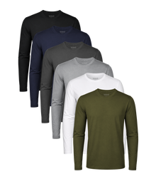 Essentials Classic Longsleeve Tee 6 Pack
