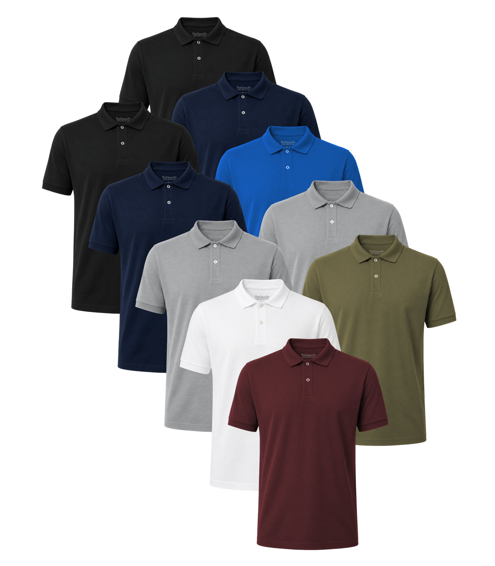 Essentials Classic Polo 10 Pack