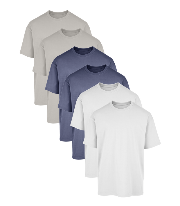 Summer Classic Oversized Tee 6 Pack