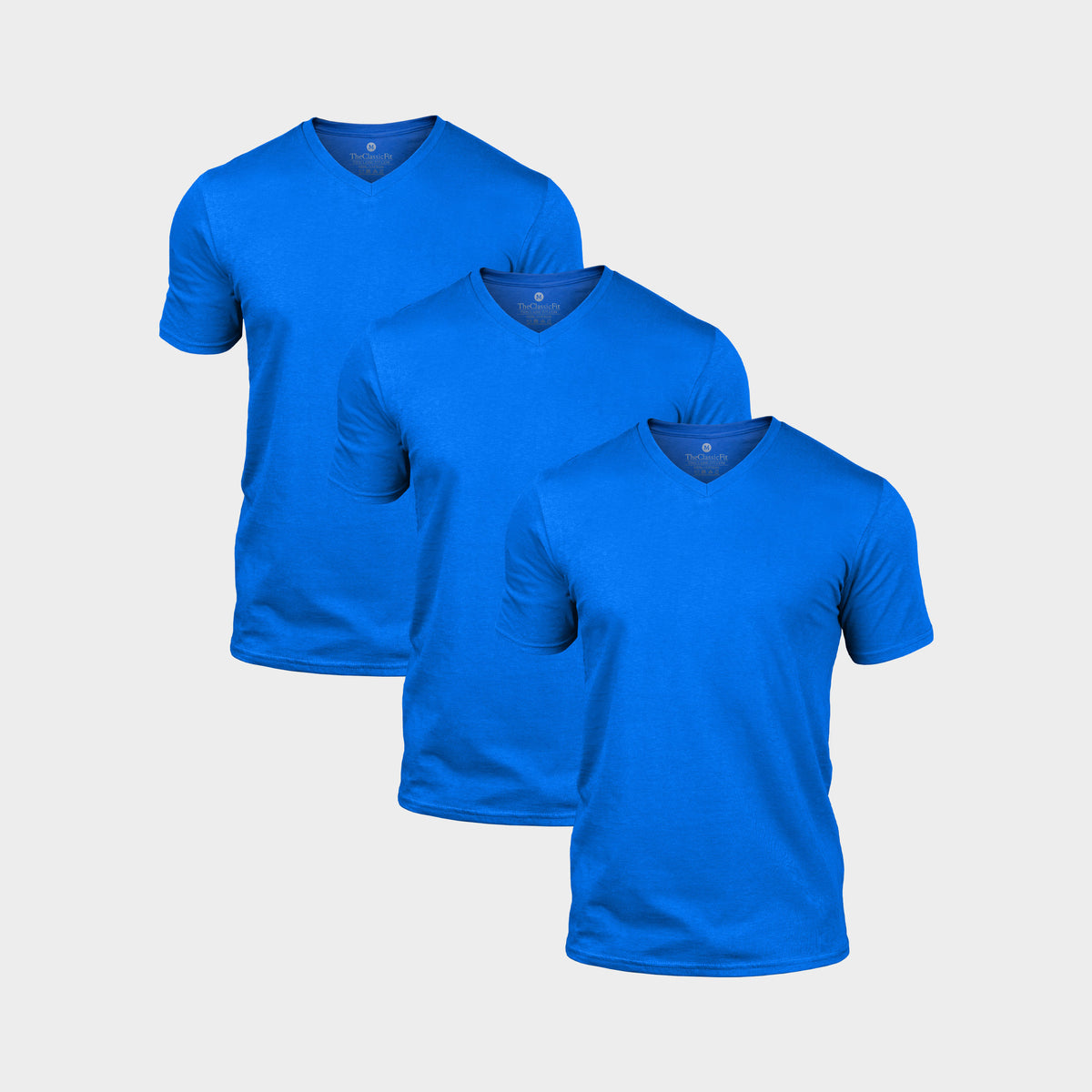 All Royal Blue V-Neck 3-Pack